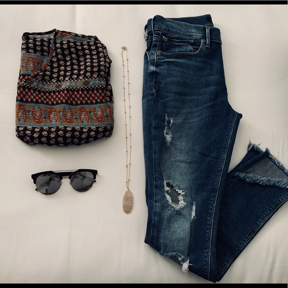 Forever 21 bohemian blouse. Small